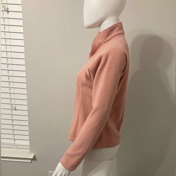 Patagonia women's fleece long sleeve with a short zipper on the front SZ - M - Picture 11 of 15